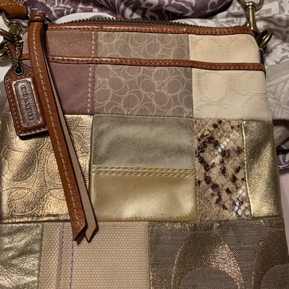 Coach Handbags - Coach shoulder patch work cross body bag